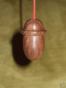 Light / Cord Pull - walnut acorn