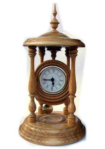 Bandstand Clock with pendulum
