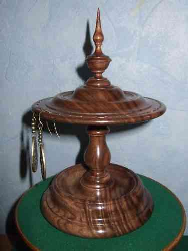 EARRING stand / Holder in Black Walnut 'great gift'