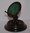 Rosewood Pocket Watch Stand / Display stem type, with baize insert, hand crafted